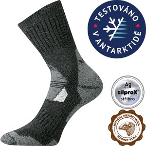 VOXX Stabil CLIMAYARN ponožky tmavosivé 1 pár 35-38 EU 103553