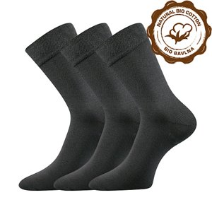 Ponožky LONKA Bioban BIO bavlna tmavosivá 3 páry 35-38 EU 100183