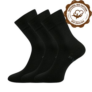 Ponožky LONKA Bioban BIO bavlna čierne 3 páry 35-38 EU 100186