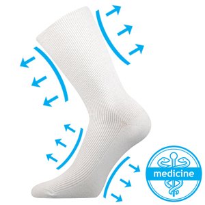 LONKA Oregan ponožky biele 1 pár 35-38 EU 108554
