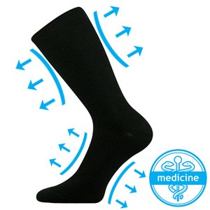 LONKA Oregan ponožky čierne 1 pár 35-38 EU 108555