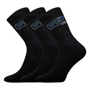 BOMA Ponožky Spot 3pack black 1 balenie 35-38 EU 111896