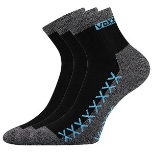 VOXX Vector ponožky čierne 3 páry 35-38 EU 113249