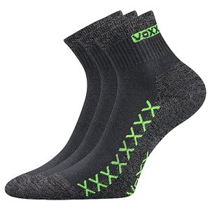 VOXX Vector ponožky tmavosivé 3 páry 35-38 EU 113251