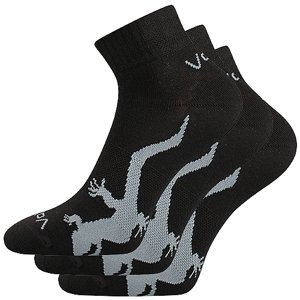 VOXX Trinity ponožky čierne 3 páry 35-38 EU 109636