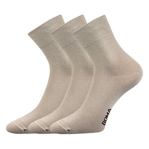 BOMA ponožky Zazr beige 3 páry 35-38 EU 112852