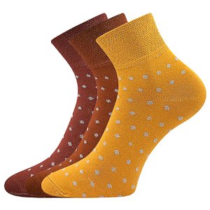 Ponožky BOMA Jana 43 mix A 3 páry 35-38 EU 113182