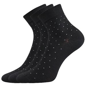 Ponožky LONKA Fiona black 3 páry 35-38 EU 115147