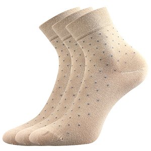 Ponožky LONKA Fiona beige 3 páry 35-38 EU 115148