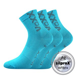 VOXX Adventurik tyrkysové ponožky 3 páry 35-38 EU 100056