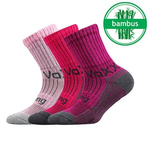 VOXX ponožky Bomberik mix A - dievča 3 páry 20-24 EU 109259