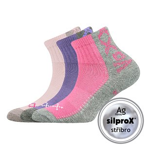 VOXX ponožky Revoltik mix B - dievča 3 páry 25-29 EU 102230