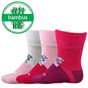 VOXX ponožky Sebik mix A - dievča 3 páry 18-20 EU 110478