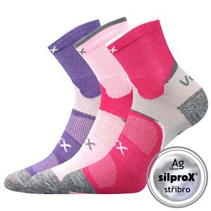 VOXX ponožky Maxterik silproX mix B - dievča 3 páry 20-24 EU 101552