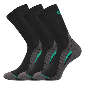 VOXX ponožky Trim black 3 páry 35-38 EU 103693