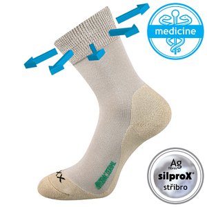 VOXX ponožky Zeus zdravie. béžové 1 pár 35-38 EU 103894