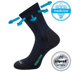 VOXX ponožky Zeus zdravé tmavomodré 1 pár 35-38 EU 103898