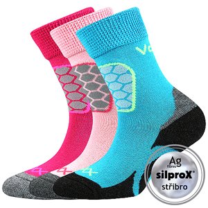 VOXX ponožky Solaxik mix B - dievča 3 páry 20-24 EU 113698
