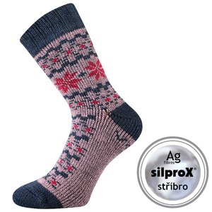 VOXX ponožky Trondelag old pink 1 pár 35-38 EU 117181