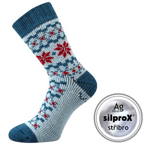 VOXX ponožky Trondelag azure 1 pár 35-38 EU 117182