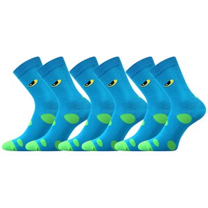 Ponožky LONKA Twidorik modré 3 páry 30-34 EU 117470
