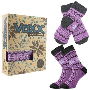 VOXX ponožky Trondelag set fialové 1 ks 35-38 EU 117513