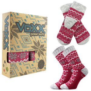 VOXX ponožky Trondelag set magenta 1 ks 35-38 EU 117512
