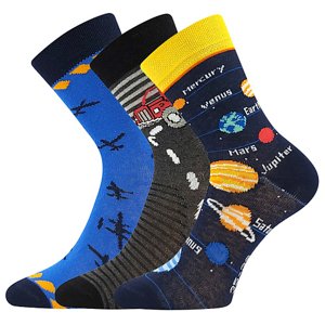 Ponožky BOMA 057-21-43 12/XII mix B - chlapec 3 páry 20-24 EU 117896