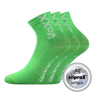 VOXX Adventurik ponožky svetlo zelené 3 páry 30-34 EU 100037