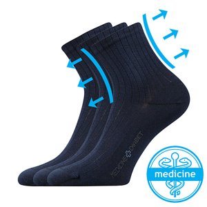 Ponožky LONKA Demedik tmavomodré 3 páry 35-38 EU 110451
