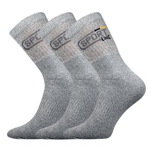 BOMA Ponožky Spot 3pack svetlo šedé 1 balenie 35-38 EU 111897