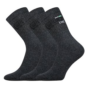 BOMA Ponožky Spot 3pack dark grey 1 balenie 35-38 EU 111898