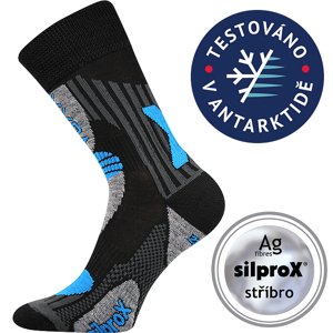 VOXX Vision ponožky čierno-modré 1 pár 35-38 EU 110050