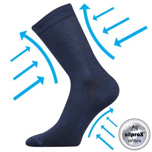 LONKA kompresné ponožky Kooper tmavomodré 1 pár 35-38 109196
