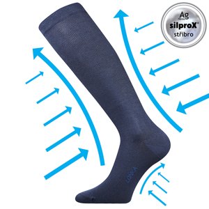 LONKA kompresné ponožky Kooperan tmavomodré 1 pár 43-46 109190