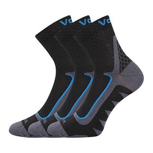 VOXX ponožky Kryptox čierno-modré 3 páry 35-38 EU 111197