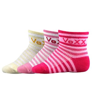 VOXX ponožky Freddy stripe girl 3 páry 14-17 EU 112649