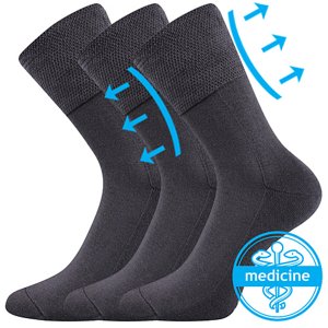 Ponožky LONKA Finego tmavosivé 3 páry 35-38 EU 115436