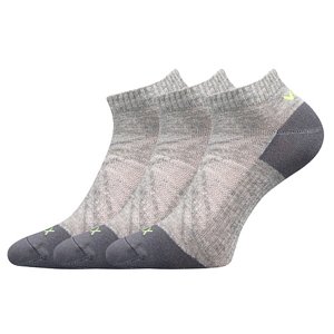 VOXX ponožky Rex 15 light grey melé 3 páry 35-38 EU 117274