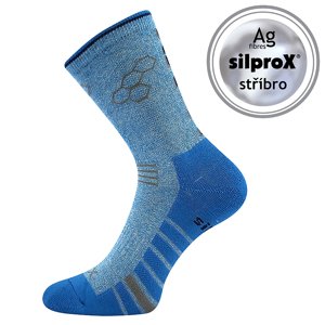 VOXX Virgo ponožky svetlomodré melé 1 pár 35-38 EU 117214