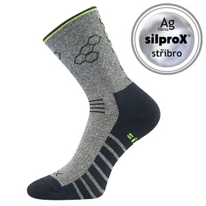 VOXX Virgo ponožky svetlosivé melé 1 pár 35-38 EU 117215