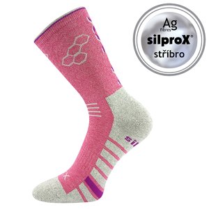VOXX Panna ponožky tmavoružové melé 1 pár 35-38 EU 117219