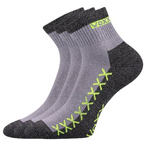 VOXX ponožky Vector light grey 3 páry 35-38 EU 113250