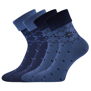Ponožky LONKA® Frotana moon blue 2 páry 35-38 EU 117860