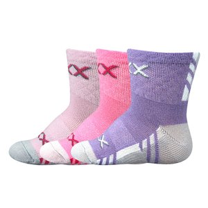 VOXX ponožky Piusinek mix B - dievča 3 páry 18-20 EU 116522
