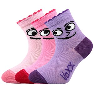 VOXX ponožky Kukik mix B - dievča 3 páry 14-17 EU 116802