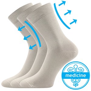 Ponožky LONKA Drmedik svetlo šedé 3 páry 35-38 EU 119255