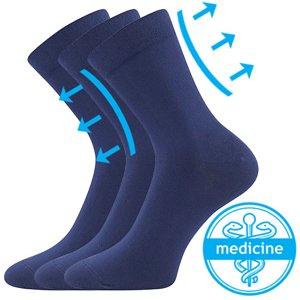 Ponožky LONKA Drmedik tmavomodré 3 páry 35-38 EU 119256