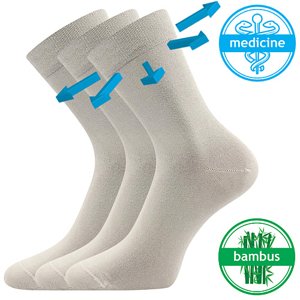 Ponožky LONKA Drbambik svetlo šedé 3 páry 35-38 EU 119276