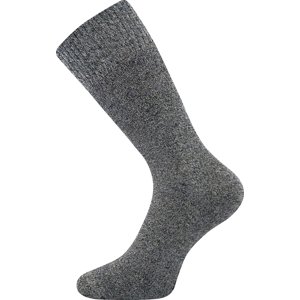 VOXX ponožky Wolis black melé 1 pár 35-38 EU 119049